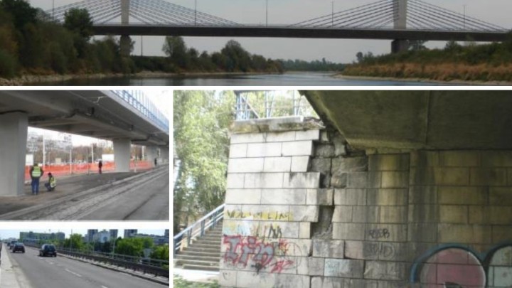 Problemi zagrebačkih mostova: 'Puknuti' zid, tramvajski kolosijek koji propada, jedan se skoro urušio