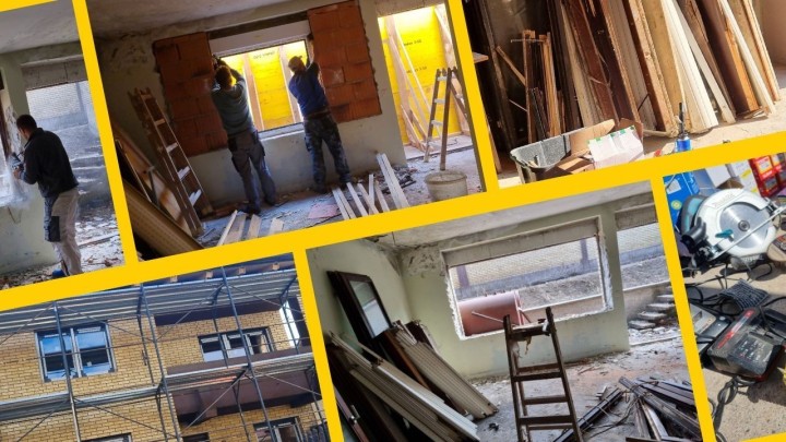 Totalna rekonstrukcija: Demoliranje stare stolarije i ugradnja nove