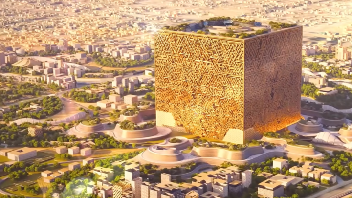 Otvoreno gradilište kockastog nebodera koji će postati najveća zgrada na svijetu