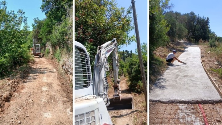 Galerija: Pogledajte kako 'divlja' staza na moru postaje betonirani put s podebljanom javnom rasvjetom