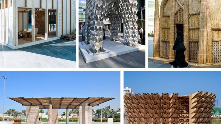 Dubai Design Week: Građevine od kartona, trske, alumnija i bauštelskog otpada