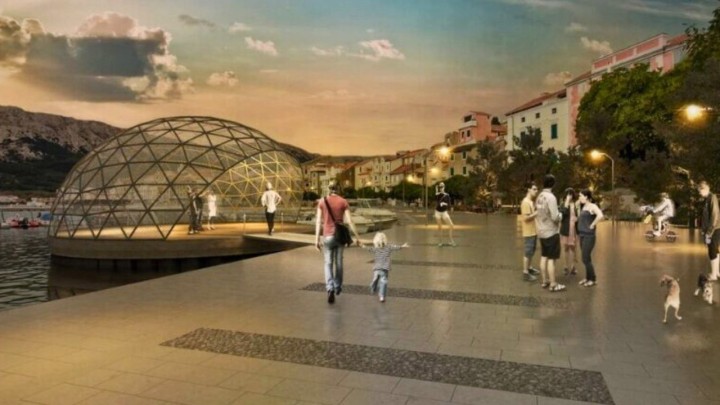 Transformacija najnaseljenijeg hrvatskog otoka: Riva dobiva posebnu kupolu i uklesanu glagoljicu