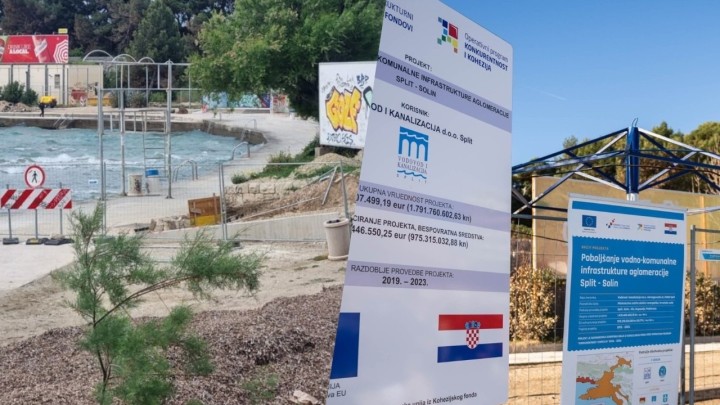 Počelo betoniranje omiljene plaže u Splitu, moglo bi potrajati mjesec dana