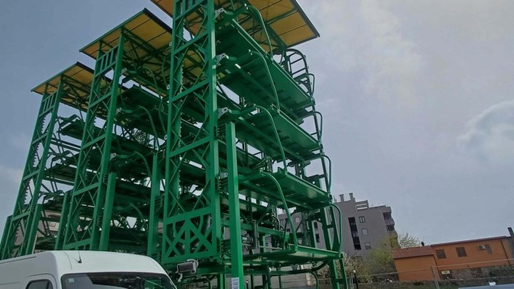 Rotacijska garaža od pola milijuna eura: Još se trebaju postaviti fasadne oplate