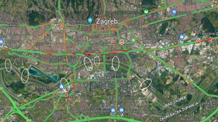 Ima li Zagreb dovoljno savskih mostova? Pogledajte gdje je predviđena izgradnja 11 novih