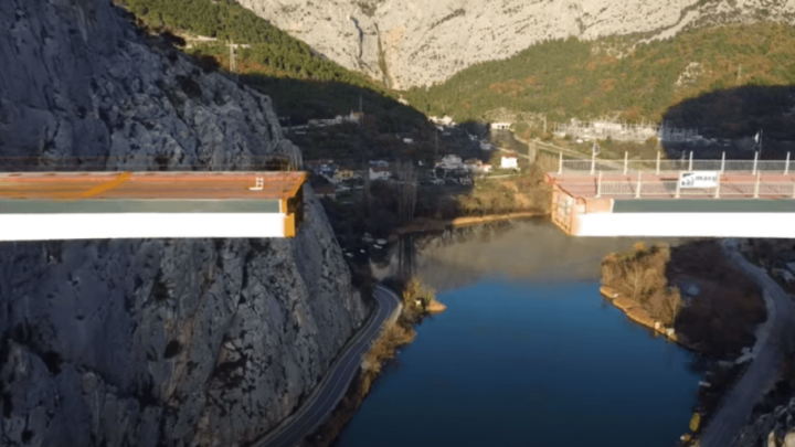 Krakovi mosta Cetina i dalje nisu na istoj visini: Spajanje se predviđa krajem siječnja