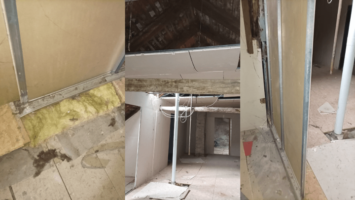 [Fotogalerija] Ni početnik ne bi ovako loše postavio knauf: Sve bi se moglo srušiti