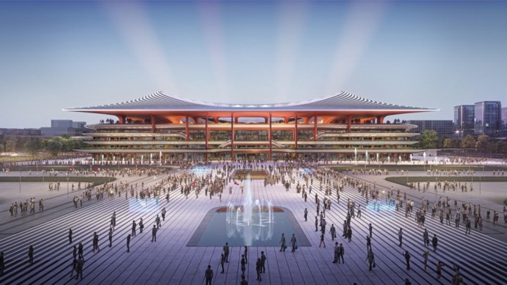 [FOTO] Najmoderniji stadion u Kini gradi se pomoću softvera za videoigre
