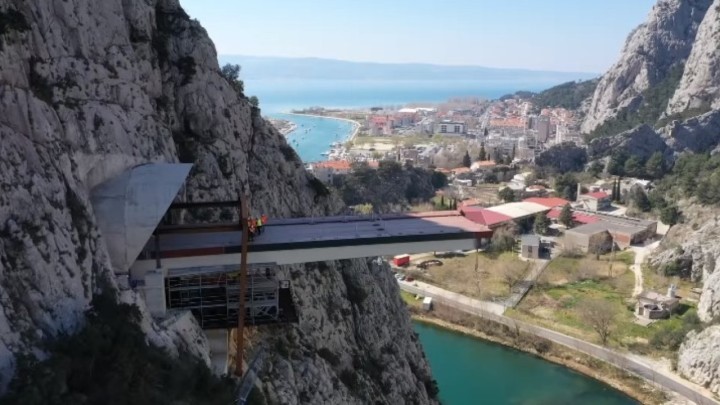 [FOTO] Most nad kanjonom Cetine: Pogledajte kako teku radovi na najzahtjevnijem projektu u Hrvatskoj