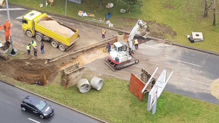 Branimirova zatvorena u smjeru Dubrave, gradi se kanal odvodnje