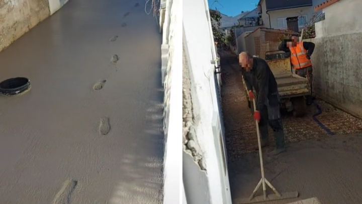 Širi se video cestovnih radova na Hvaru: Je li ovo ispravan način betoniranja ili se radi o 'zezanciji'?