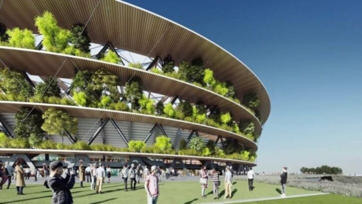 Ovo je nacionalni stadion Srbije u Surčinu, položen kamen temeljac, sve gotovo 2026.