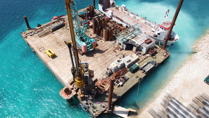 Pogledajte kako napreduju radovi na izgradnji trajektnog pristana koji će uvelike povećati kvalitetu života otočana