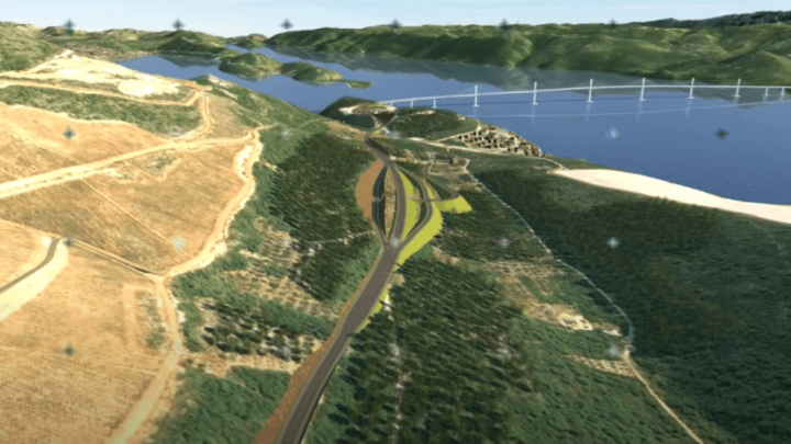 Pogledajte pristupne ceste i zahtjevne radove oko Pelješkog mosta koji su zasjenjeni