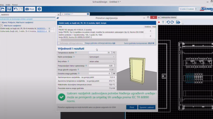 Probajte besplatni software za jednostavno planiranje razvodnih ormara ili razdjelnika