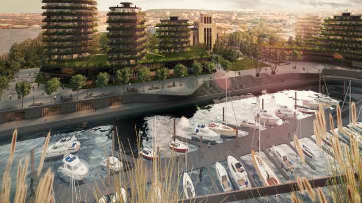 Češka tvrtka gradi impresivan stambeno-poslovni kompleks na Dunavu