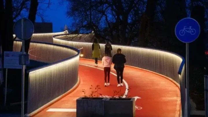 Galerija: Kako je biciklistički most transformirao vizuru malog zagorskog grada