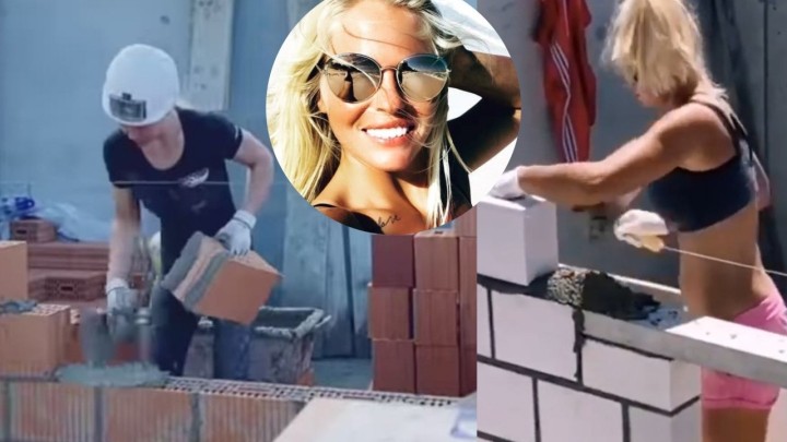 [VIDEO] Bauštelske vještine ove atraktivne plavuše malo će koga ostaviti ravnodušnim