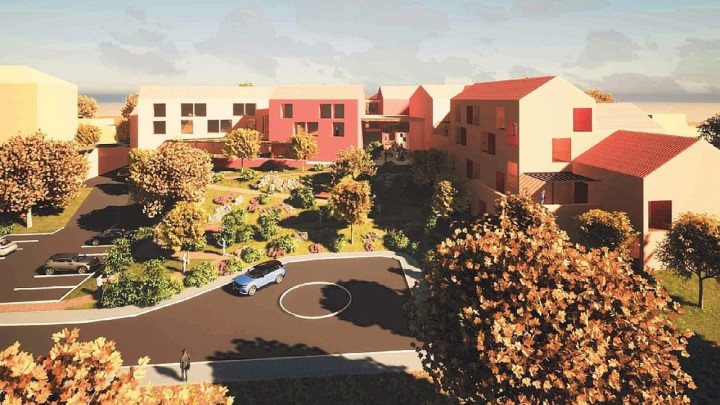 Foto: Drniš za 5,4 milijuna eura gradi modernu zgradu za starije osobe prema idejnom rješenju vv-projekta