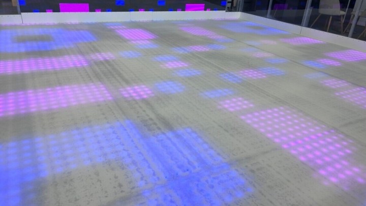 Hrvatska tehnologija oduševila svijet: Ovo je klizalište budućnosti s pravim ledom i 'živim' projekcijama