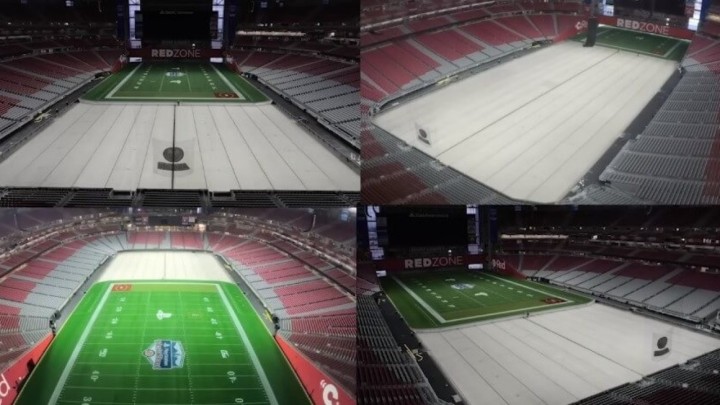 [VIDEO] Stadion na kojem se održao Super Bowl: Utakmica se igrala na pomičnom travnjaku
