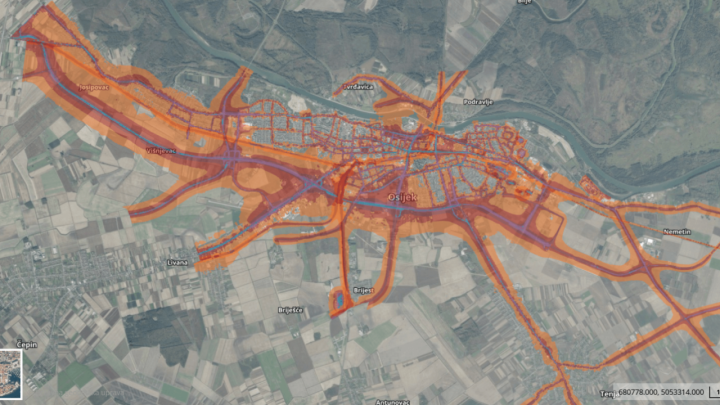Istražili smo koja su najbučnija područja Osijeka: Kakvo je stanje u vašem kvartu?