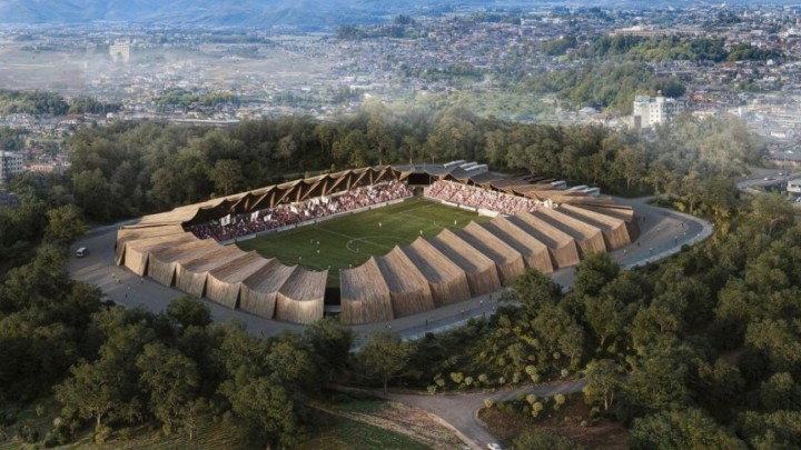 Galerija: 15 godina od nuklerane katastrofe, Japanci grade jedinstven drveni stadion na dvije etaže