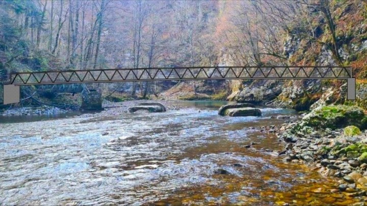 Gradi se novi most u srcu Risnjaka: Armaturu će dopremati helikopteri, a beton će se praviti na licu mjesta