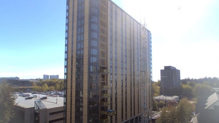 [VIDEO] Zgrada podignuta u 10 tjedana s drvom kao glavnim građevinskim materijalom