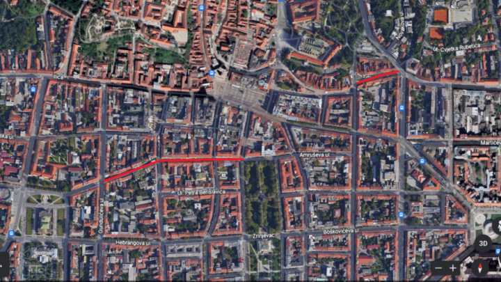 Dvije ulice u centru Zagreba postat će pješačka zona?