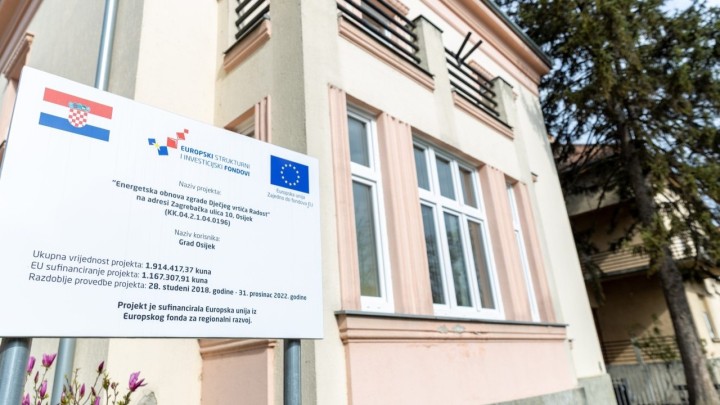 U Osijeku završena energetska obnova vrtića Radost: Investicija vrijedna 1.9 milijuna kuna