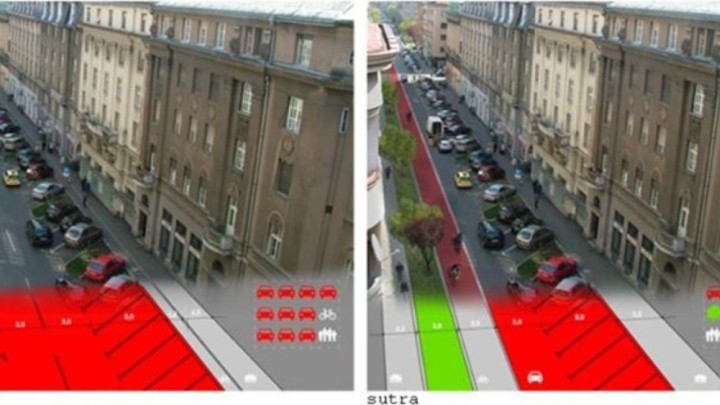 [FOTO] Ovo je prijedlog nove biciklističke trake u Zagrebu, sviđa li vam se?