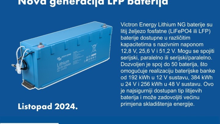Nova generacija LFP NG baterija