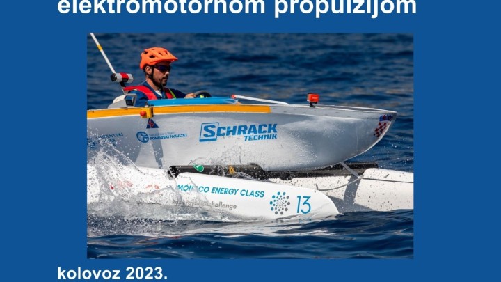 Prikaz dva solarna plovila s elektromotornim pogonom u sustavu propulzije