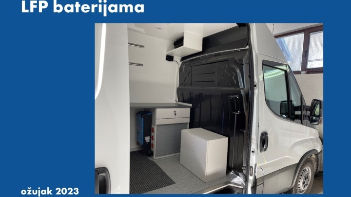 Pokretni sustav napajanja s LFP baterijama