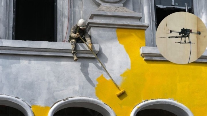 Zaboravite na klasično farbanje fasade: Razvijaju se dronovi koji će vam olakšati posao i smanjiti troškove