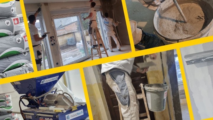 Totalna rekonstrukcija: Žbukanje i gletanje 600 kvadrata zidova i stropova