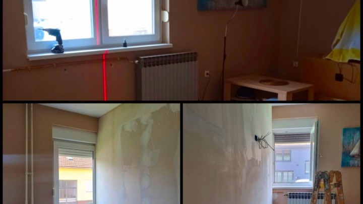 Prostoriju pregradili knauf zidom kroz centralni stup dvokrilnog prozora: Izgleda odlično