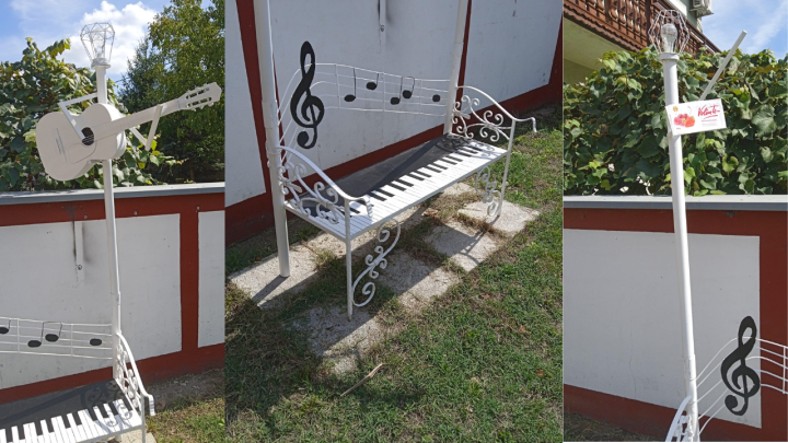 [FOTO] Pogledajte kako izgleda glazbena klupa za zaljubljene: Napravio ju umirovljenik