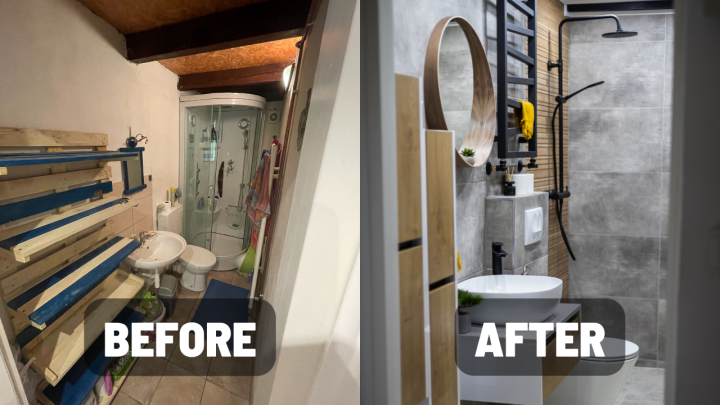 [FOTO] Uzeo stvar u svoje ruke i obavio posao: Kako izgleda proces renovacije kupaonice?