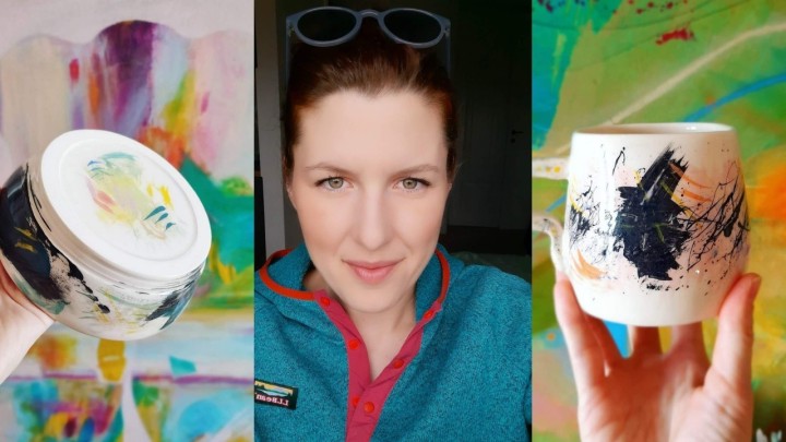 Maja Horvat – samouka slikarica koja je svoju ljubav prema stvaranju prenijela na keramičko posuđe