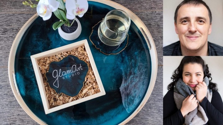 Upoznajte GlamArt dvojac: Za njegovim stolićima svi su ludi, a njezini podmetači za čaše hit su u svakom domu