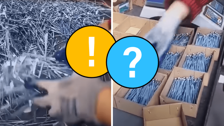 Znate li kako se sortiraju čavli u tvornicama? Nije tako zahtjevno kako djeluje na prvu