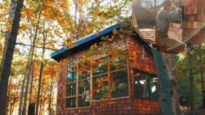 [VIDEO] Mladić pokazao kako je sagradio kolibu i postao hit: 'Sve sam naučio usput'