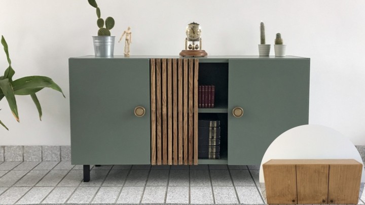 Dosadan i nekorišten komad namještaja u nekoliko koraka postao je dizajnerska komoda za TV