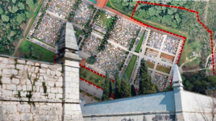 I groblje je arhitektonska cjelina, a ovo su zahtjevi za 900 novih mjesta blizu 'uzvišene' stare jezgre u Istri