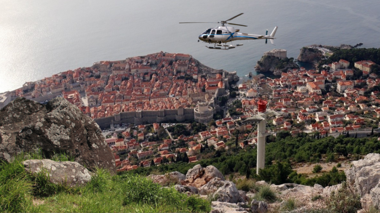 Helikopteri stižu iznad Srđa! Kreće montaža zaštitnih barijera iznad Dubrovnika