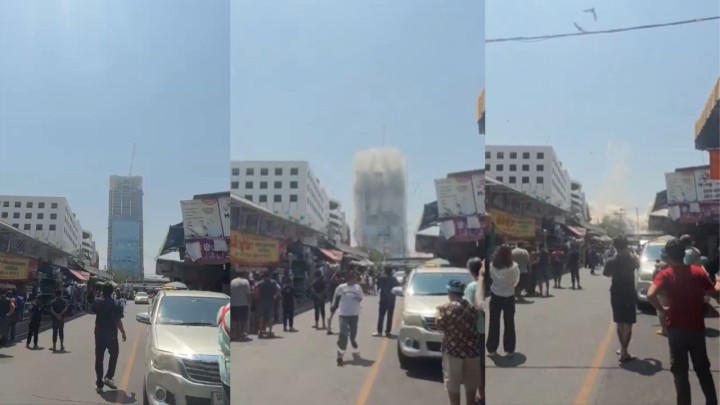 VIDEO: Snažan potres pogodio je Mijanmar i Tajland, urušili se most i neboder