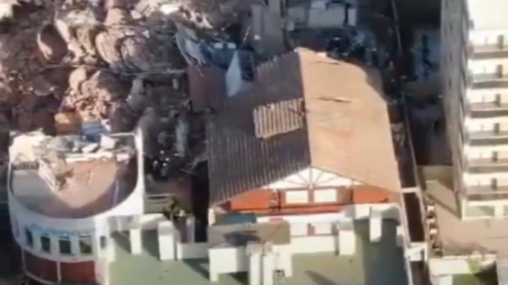 Za vrijeme radova urušio se hotel Dubrovnik u Argentini