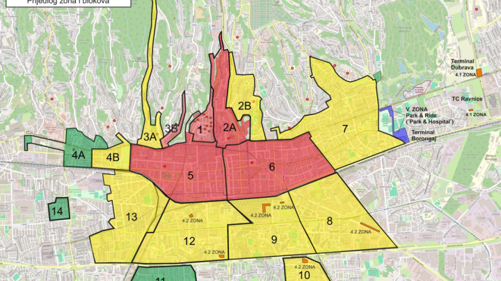 Odgoda primjene novog 'blok' sustava parkiranja, na javnu raspravu stiglo čak 320 prijedloga